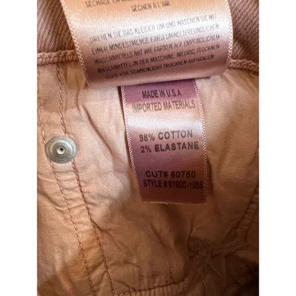 NWT Citizens of Humanity Alder Tapered Classic Denim Jeans Men's 36 Pink - Picture 5 of 5